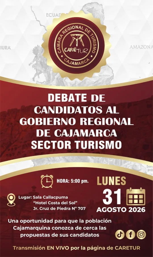 Debate de Candidatos al Gobierno Regional de Cajamarca – Sector Turismo